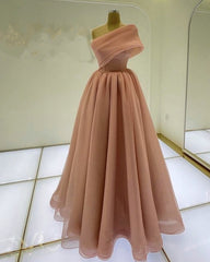 Sexy Long One Shoulder Prom Dresses