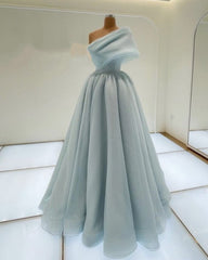 Sexy Long One Shoulder Prom Dresses