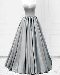 Ball Gown Sweetheart Satin Dresses