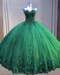 Sparkly Quinceanera Dresses Ball Gown Sweetheart Embroidery