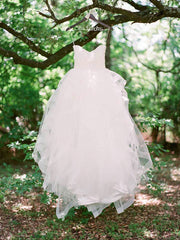 Fashion Sweetheart Strapless Bubble Organza Wedding Dresses, DB0137