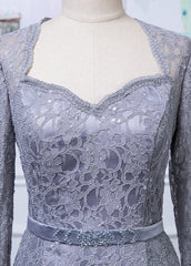 Lace Long Sleeves Trumpet/Mermaid Mother of the Bride Dresses