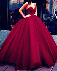 Tulle Ball Gown Floor Length Wedding Dress Strapless