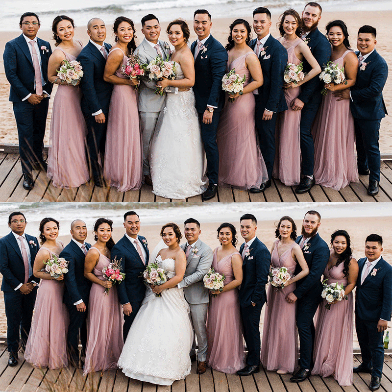 Dusty Pink Plus Size Tulle Bridesmaid Dress-Yedda - RongMoon