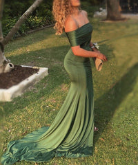 Sexy Mermaid Bridesmaid Dresses Off The Shoulder - RongMoon