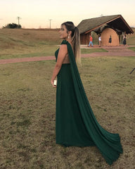 Chiffon One Shoulder Dresses For Maid Of Honor