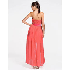 Ball Gown / A-Line Bridesmaid Dress Sweetheart Neckline / Strapless Sleeveless Lace Up Asymmetrical / Short / Mini Chiffon with Criss Cross / Ruched / Draping - RongMoon