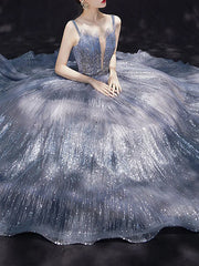 Bling Bling Sequin Off The Shoulder Prom Dress