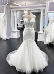 White lace prom dress mermaid evening dress   cg11845