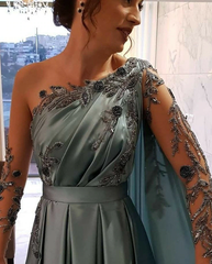 One Shoulder Beading Evening Dresses Prom Party Dress   cg12450