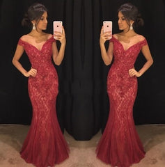 Off the shoulder mermaid prom dress   cg13736