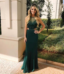 Green Mermaid Prom Dress, Charming Prom Dress   cg15028