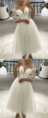 short vintage tulle wedding dress prom dress   cg16135