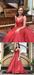 Sexy Spaghetti Straps Red Long Prom Dresses, Evening Party Dress    cg19488