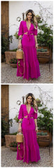 Popular Long Prom Dress,V-Neck Sexy Evening Party Dress    cg20844