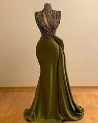 Romantic Mermaid Long Prom Dress Evening Dresses Long     cg22515