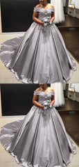 Silver Wedding Dresses For Older Brides prom dress For Women    cg22702