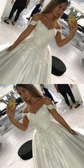 Appliques Off Shoulder Prom Dress, Sexy Prom Dresses       cg22908