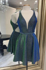 Pretty A-line Sequins Shiny Short Cute Homecoming Dress Party Dresses       cg23623