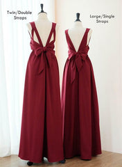 Sleeveless Bright Yellow Long Bridesmaid Dresses - RongMoon