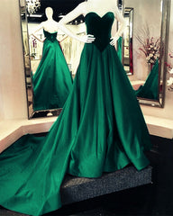Velvet Sweetheart Bodice Corset Satin Ball Gowns Prom Dresses