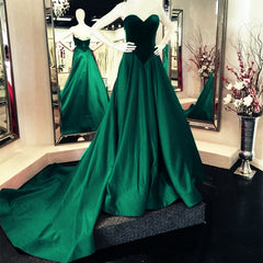 Velvet Sweetheart Bodice Corset Satin Ball Gowns Prom Dresses