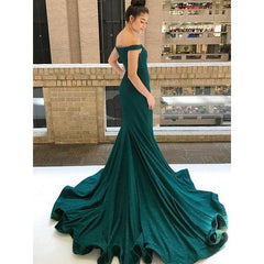 Trumpet/Mermaid Off-the-Shoulder Ruffles Sequins Prom Dress