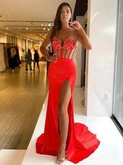 Yellow See Throguh Tulle Sweetheart Prom Dress
