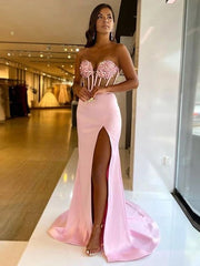 Yellow See Throguh Tulle Sweetheart Prom Dress