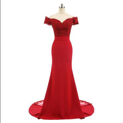 Golden Beaded Mermaid Bridesmaid Dresses Party Gowns - RongMoon