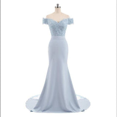 Golden Beaded Mermaid Bridesmaid Dresses Party Gowns - RongMoon