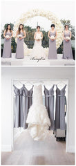 Elegant Popular Bridal Bridesmaid Dresses, Fancy Straps Bridesmaid Dresses - RongMoon
